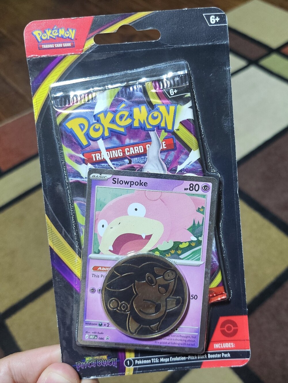 Single Checklane Blister (Slowpoke Promo + Pitch Black Pack) — Factory Sealed